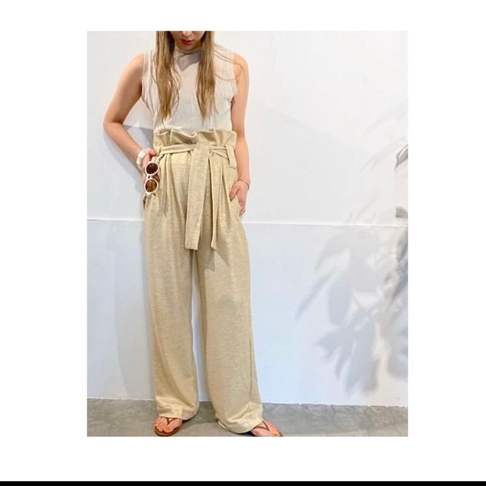 Saint Holiday No Plans Pants Linen Wide Leg
